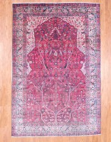 Herat Oriental Antique Persian Bakhtiari Wool Rug- 3463