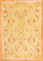 Afghan Hand-knotted Vegetable Dye (3'5 x 4'10) 1