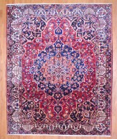 Semi-Antique Persian Hand-knotted Bakhtiari (10'5 x 12'10) 1