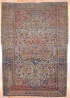 Antique 1890's Persian Hand-knotted Farahan (4'3 x 6'2) 1