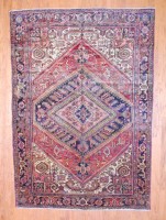 Antique Persian Hand-knotted Heriz (7'6 x 10'6) 1