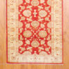 Afghan Hand-knotted Vegetable Dye Oushak (4'1 x 10'6) - Image 2