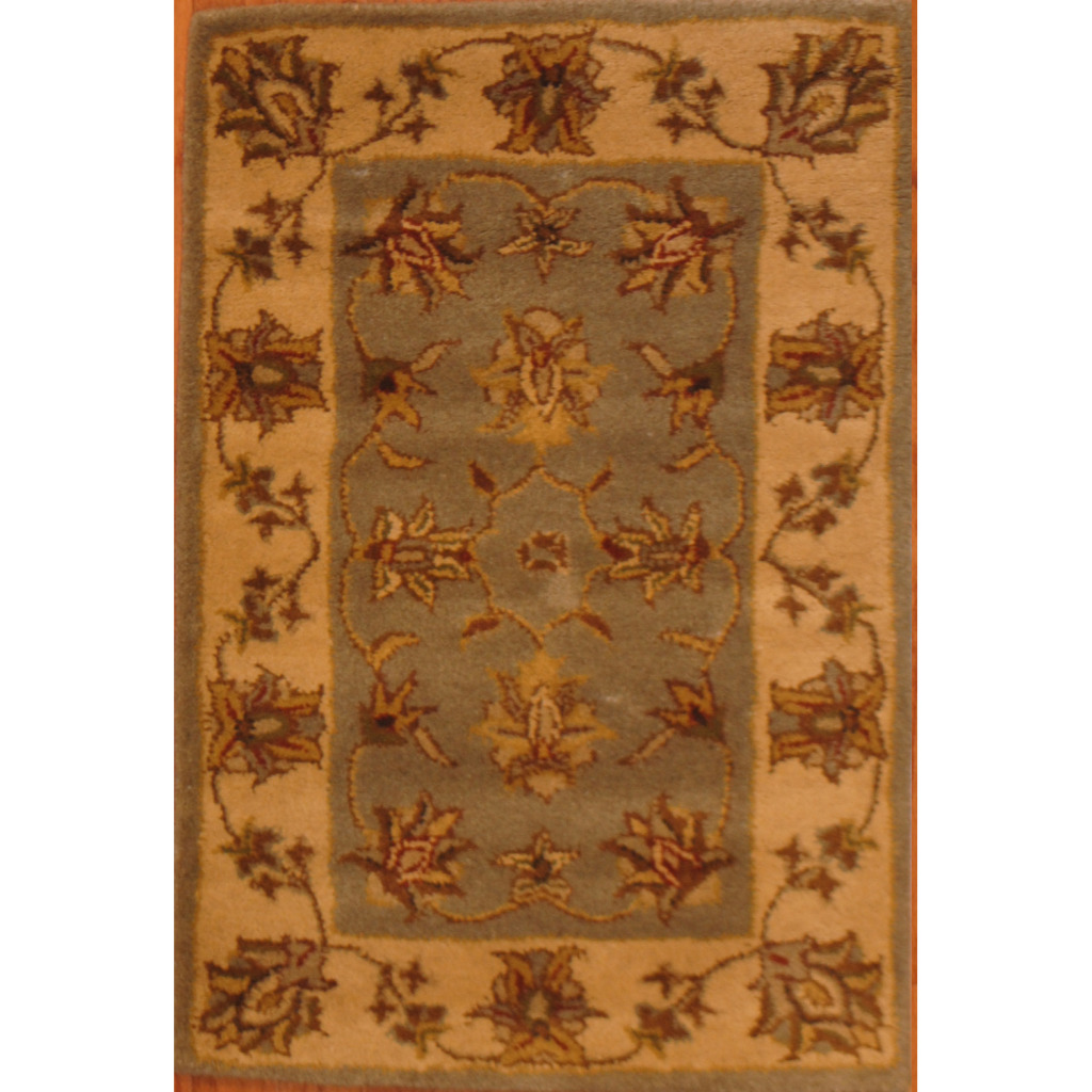 Indo Hand-tufted Mahal Wool Rug (2' x 3') - Herat Oriental Rugs
