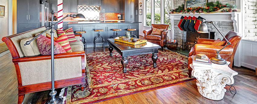 How to Decorate Using a Red Persian Rug