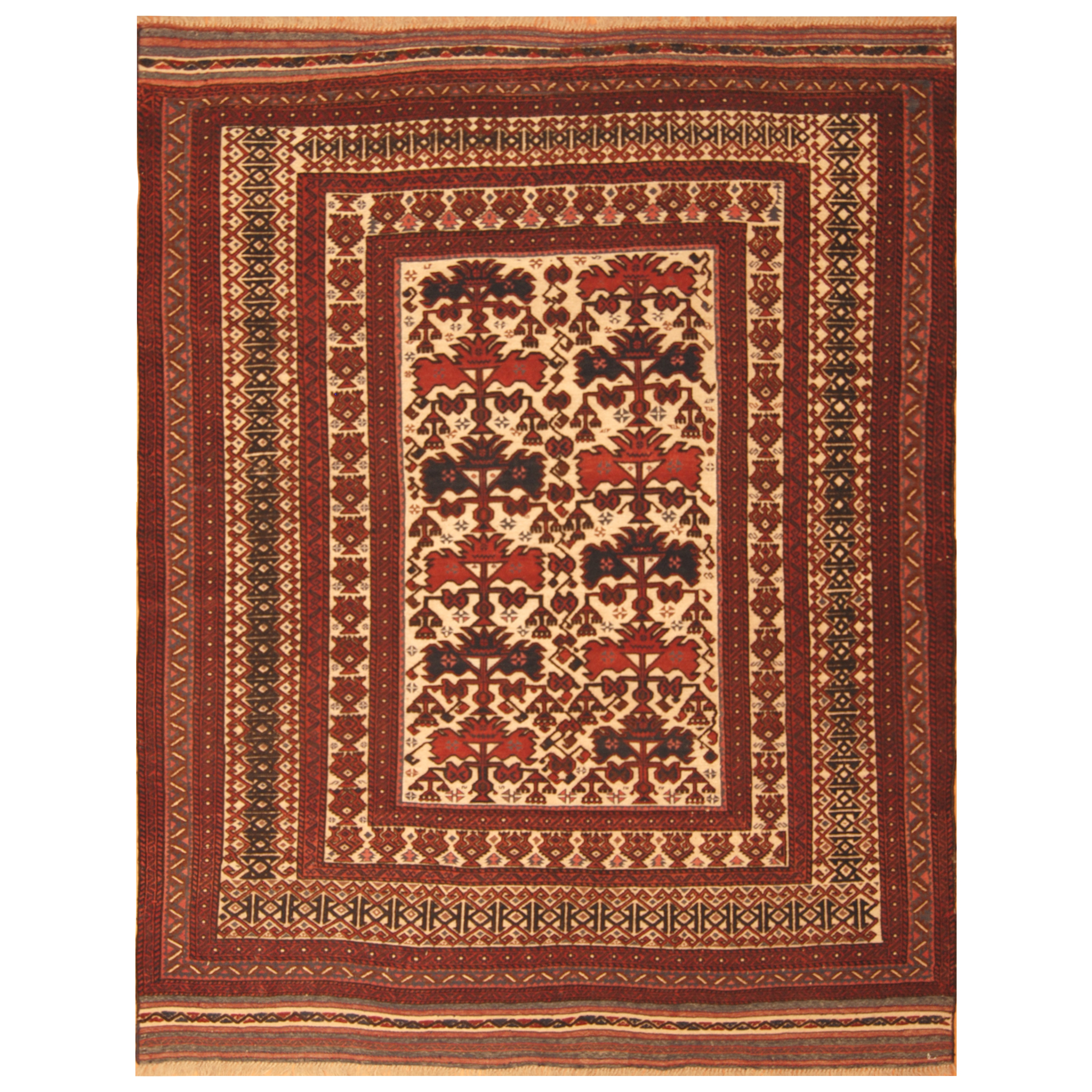 Afghan Hand-woven Soumak Wool Rug (6'8 x 10') - Herat Oriental Rugs