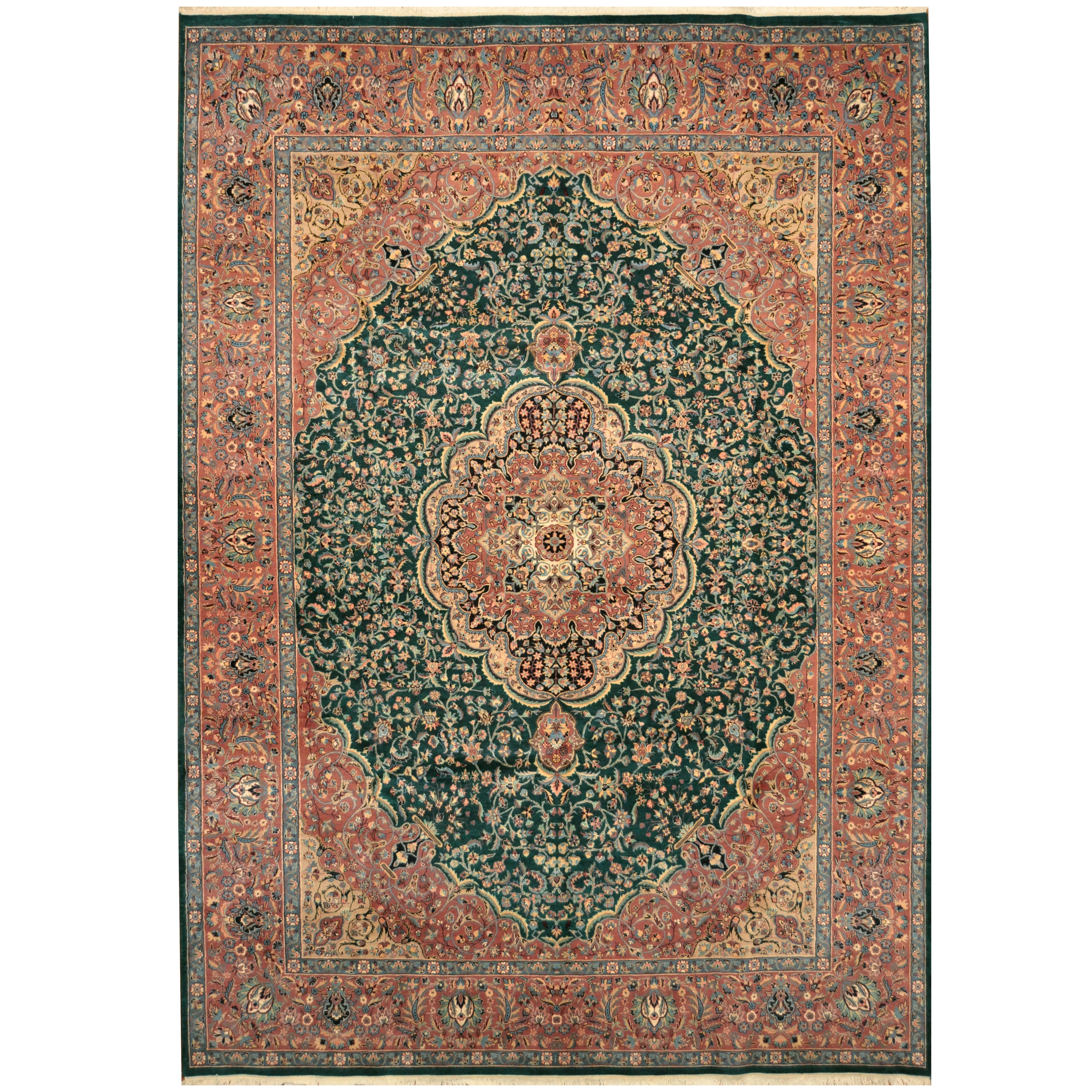 Pak Persian Hand Knotted Sarouk Wool Rug 10 X 14 2 Herat Hand Knotted Sarouk Wool Rug 10 X 14
