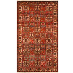 Persian Hand Knotted Bakhtiari Wool Rug 5 4 X 9 2