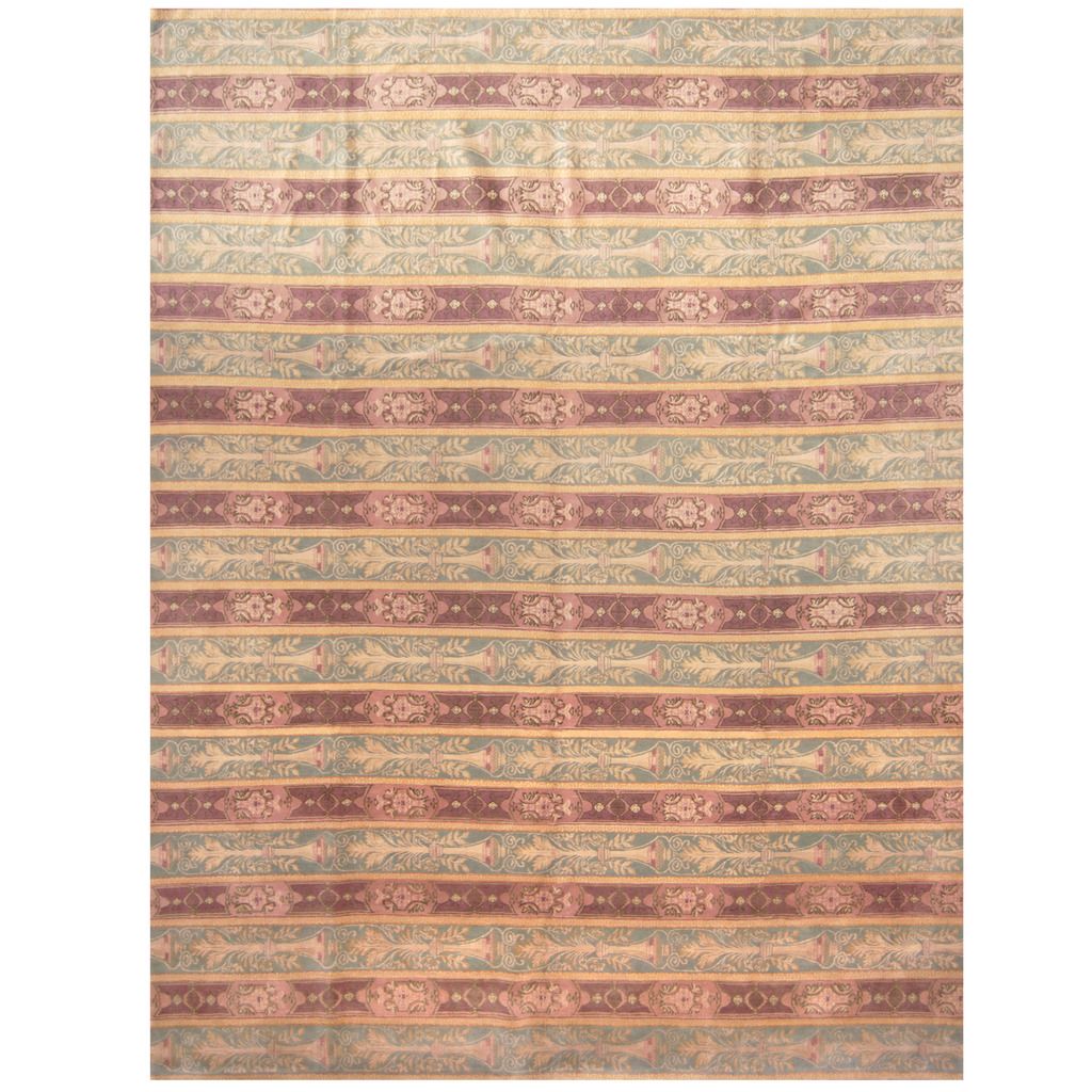 Nepalese Hand Knotted Tibetan Wool Rug, 10 By 12 Rugs