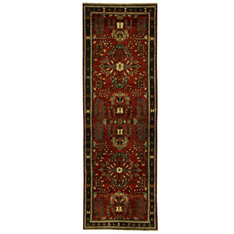 Persian Hand Knotted Tribal Hamadan Wool Runner 3 4 X 9 - 4 X 9 Rug Runner Persian Hand Knotted Tribal Hamadan Wool Runner 3 4 X 9 - 4 X 9 Rug Runner