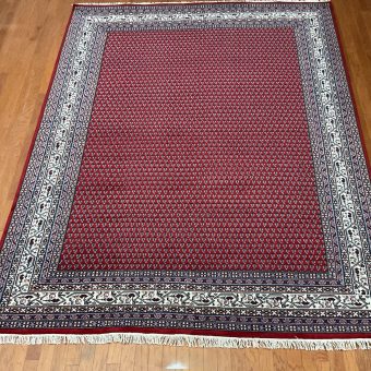 Indo Hand-knotted Mir Wool Rug (8'3 x 11'6)