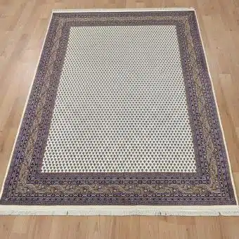 Indo Hand-knotted Mir Wool Rug (8'6 x 11'6)
