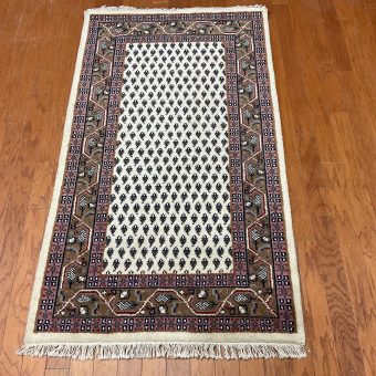Indo Hand-knotted Mir Wool Rug (3' x 5'4)