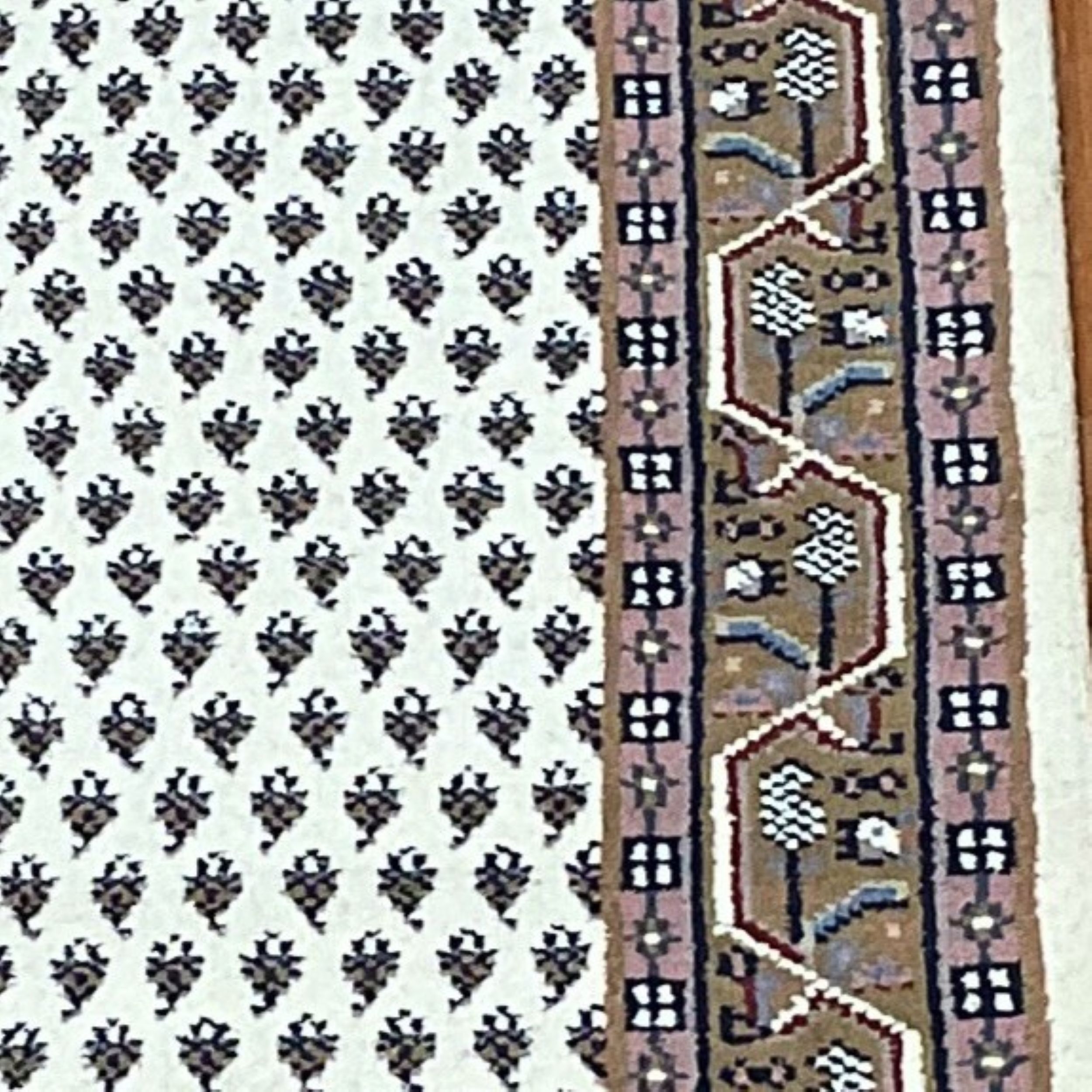 Indo Hand-knotted Mir Wool Runner (2'9 x 10') - Image 2