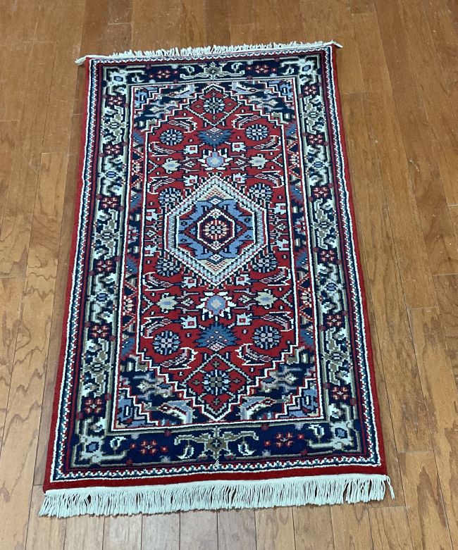 Indo Hand-knotted Bidjar Wool Rug (2'5 x 4'9)