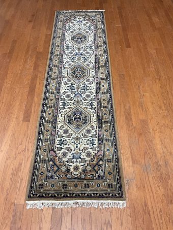 Indo Hand-knotted Bidjar Wool Runner (2'9 x 12')