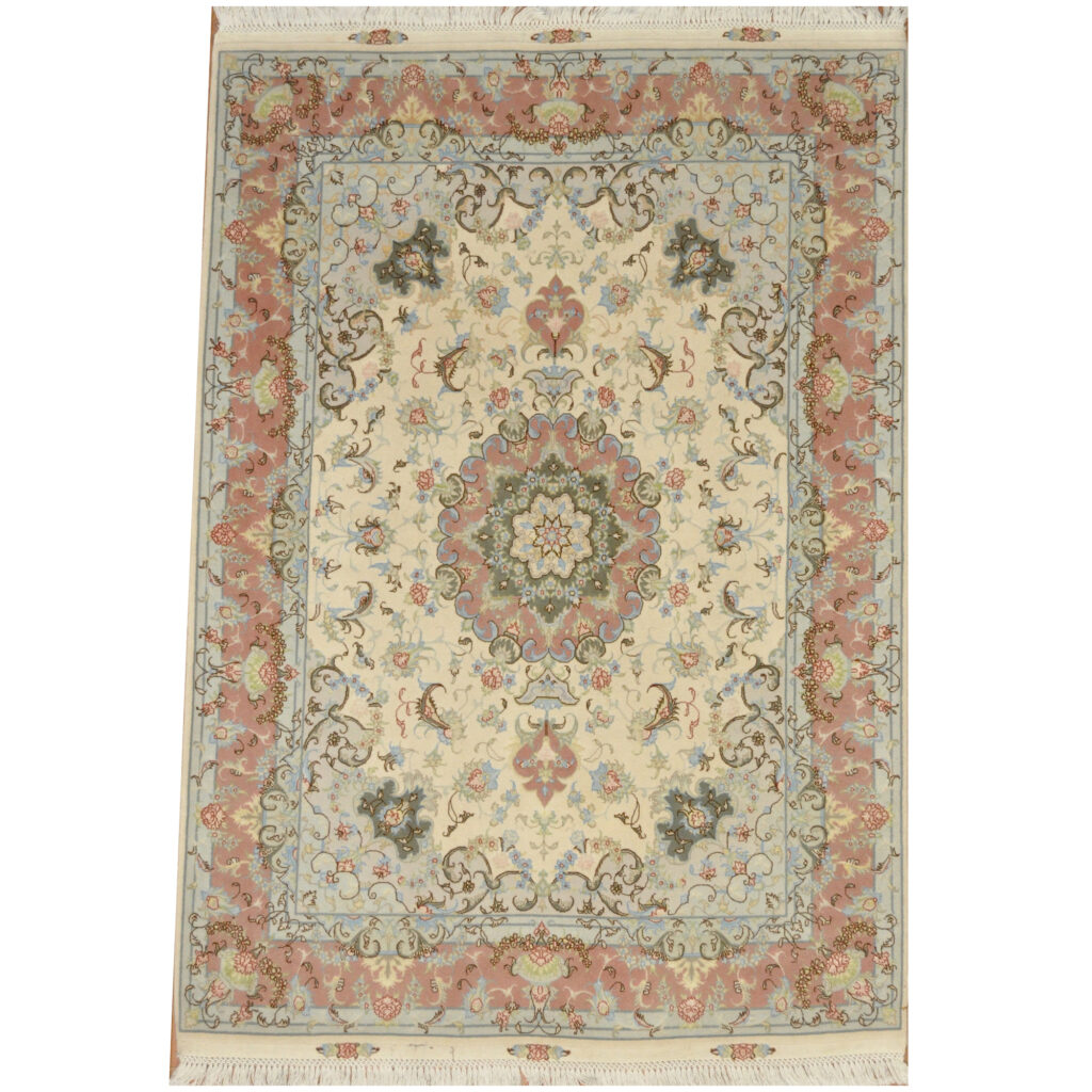 Persian Handknotted Tabriz Wool Rug (4'10 x 7'2) Herat Oriental Rugs