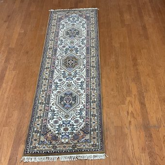 Indo Handmade Bidjar Wool Rug - 2'9x10'