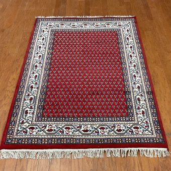 Indo Hand-knotted Mir Wool Rug (4' x 6')